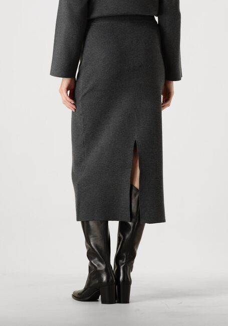 Dunkelgrau OBJECT Midirock OBJREYNARD HW KNIT SKIRT - large
