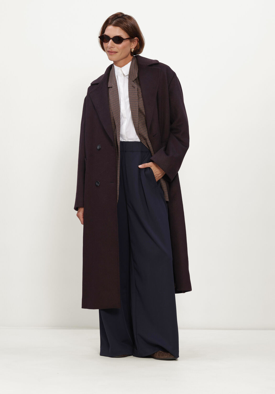 Braune BEAUMONT M&auml;ntel MARIAH LONG COAT - large