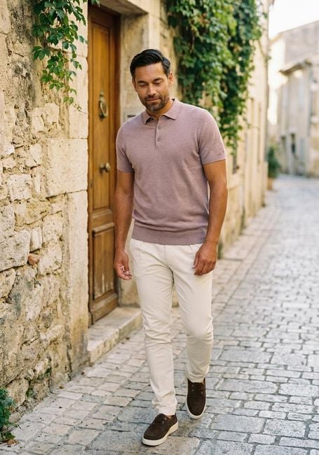 Rosane PROFUOMO Polo-Shirt POLO SS LUXURY BASIC - large