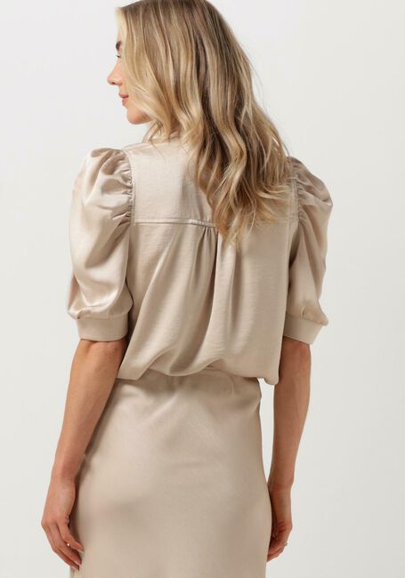 Beige NEO NOIR Blusen ROELLA HEAVY SATEEN BLOUSE - large