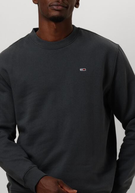 Graue TOMMY JEANS Pullover TJM REG S FLAG CREW - large