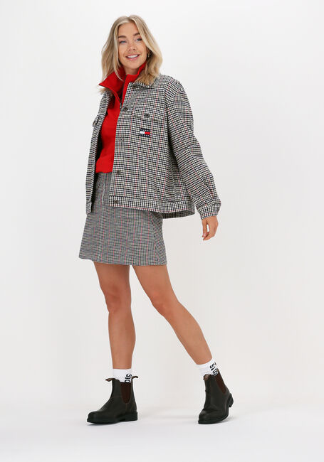 Grüne TOMMY JEANS Minirock TJW CHECK ZIP MINI SKIRT - large