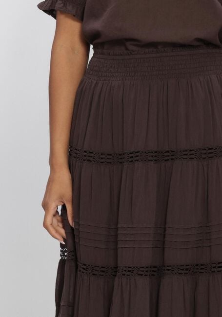 Braune NEO NOIR Midirock FELICIA S VOILE SKIRT - large