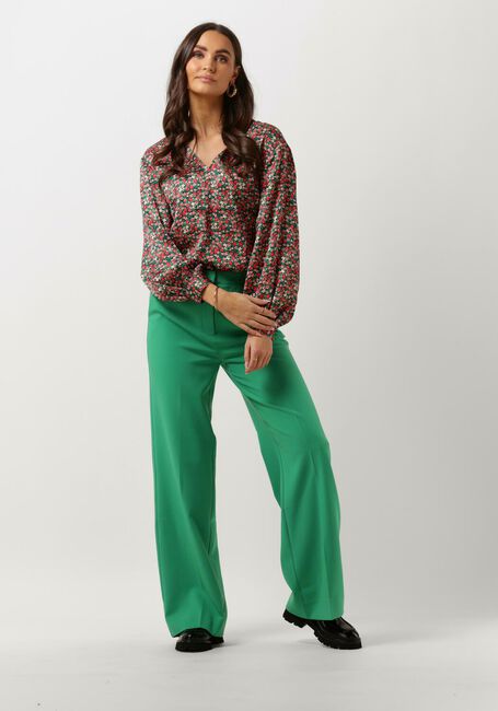 Grüne ANOTHER LABEL Blusen FILOU FLOWER TOP L/S - large