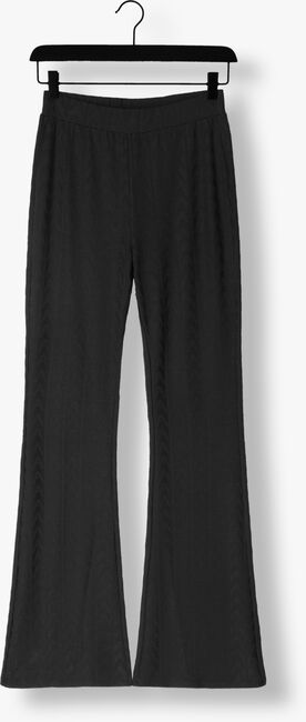 Schwarze ALIX THE LABEL Schlaghose LADIES KNITTED A JACQUARD KNIT PANTS - large