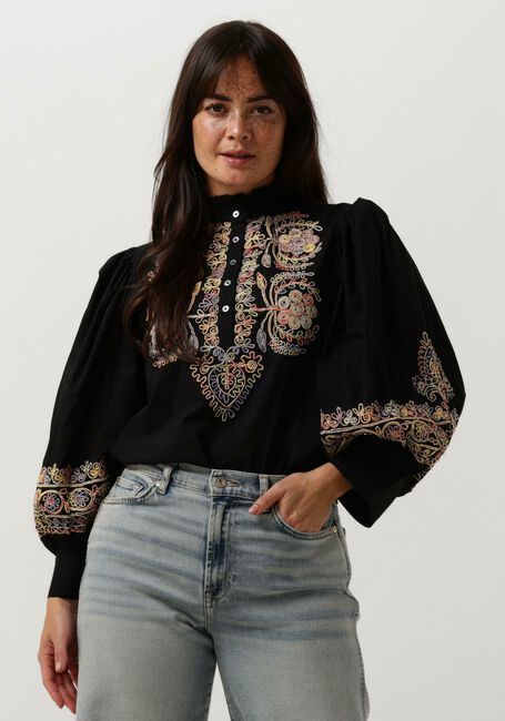 Schwarze ANTIK BATIK Blusen NEIL BLOUSE - large