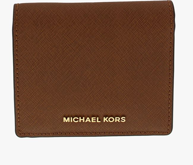 Cognacfarbene MICHAEL KORS Portemonnaie CARRYALL CARD CASE - large