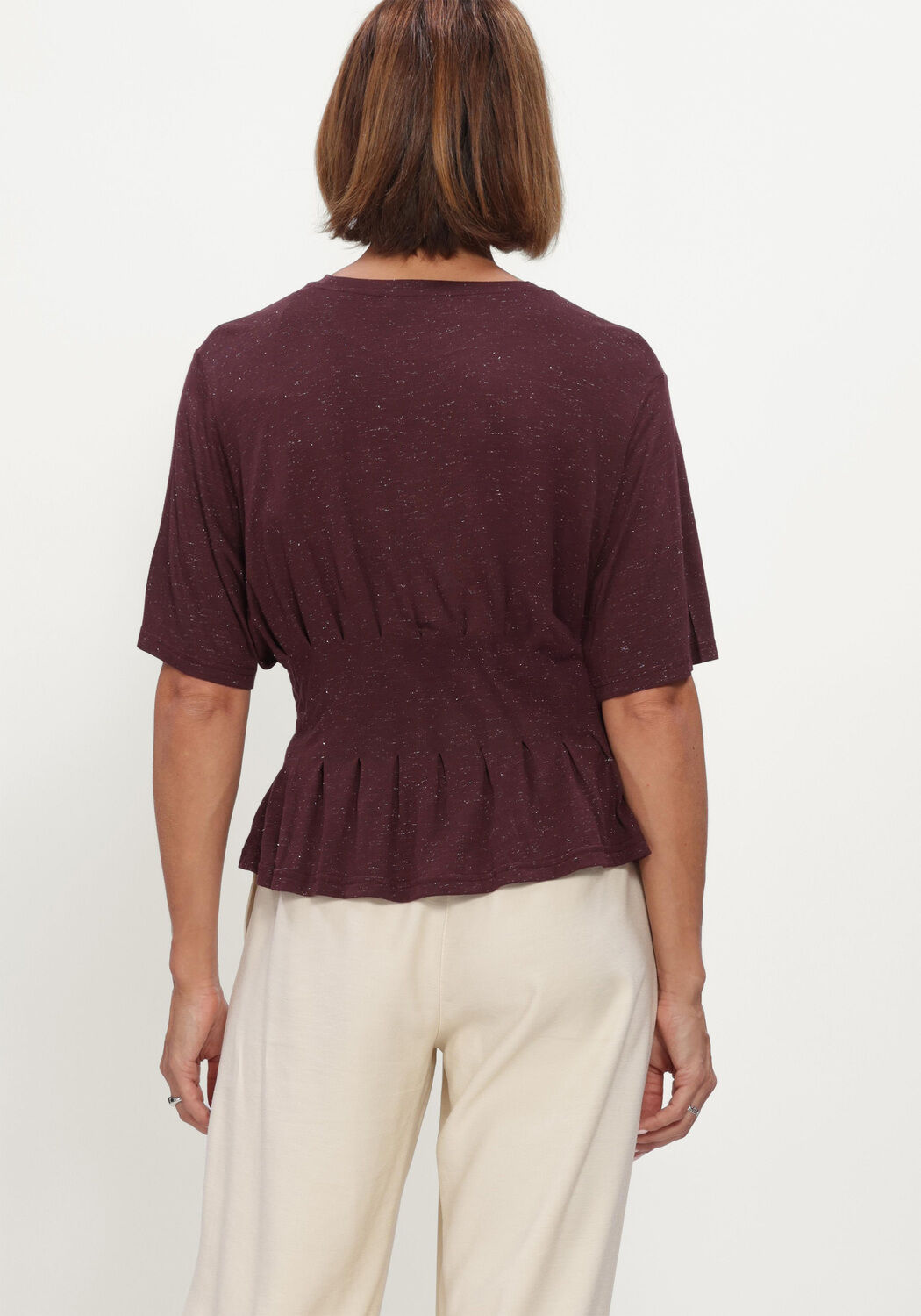 Bordeaux BY-BAR Top DIVA SPARKLE TOP - large