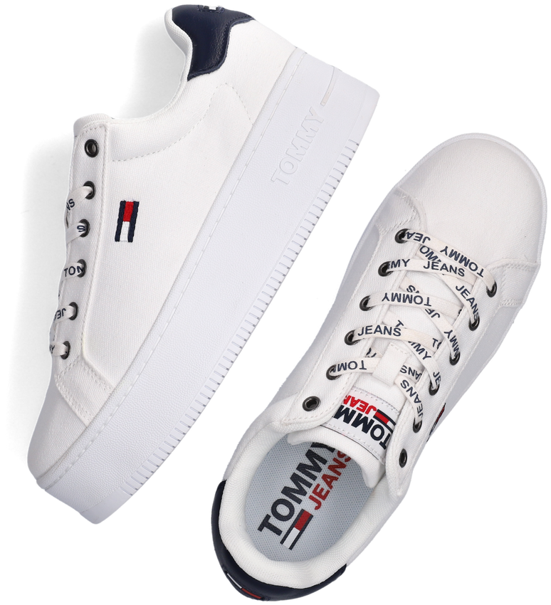 WeiÃe TOMMY HILFIGER Sneaker low ICONIC ESSENTIAL FLATFORM | Omoda