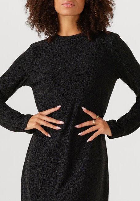 Schwarze OBJECT Minikleid OBJFILIPA L/S RE SHORT DRESS - large