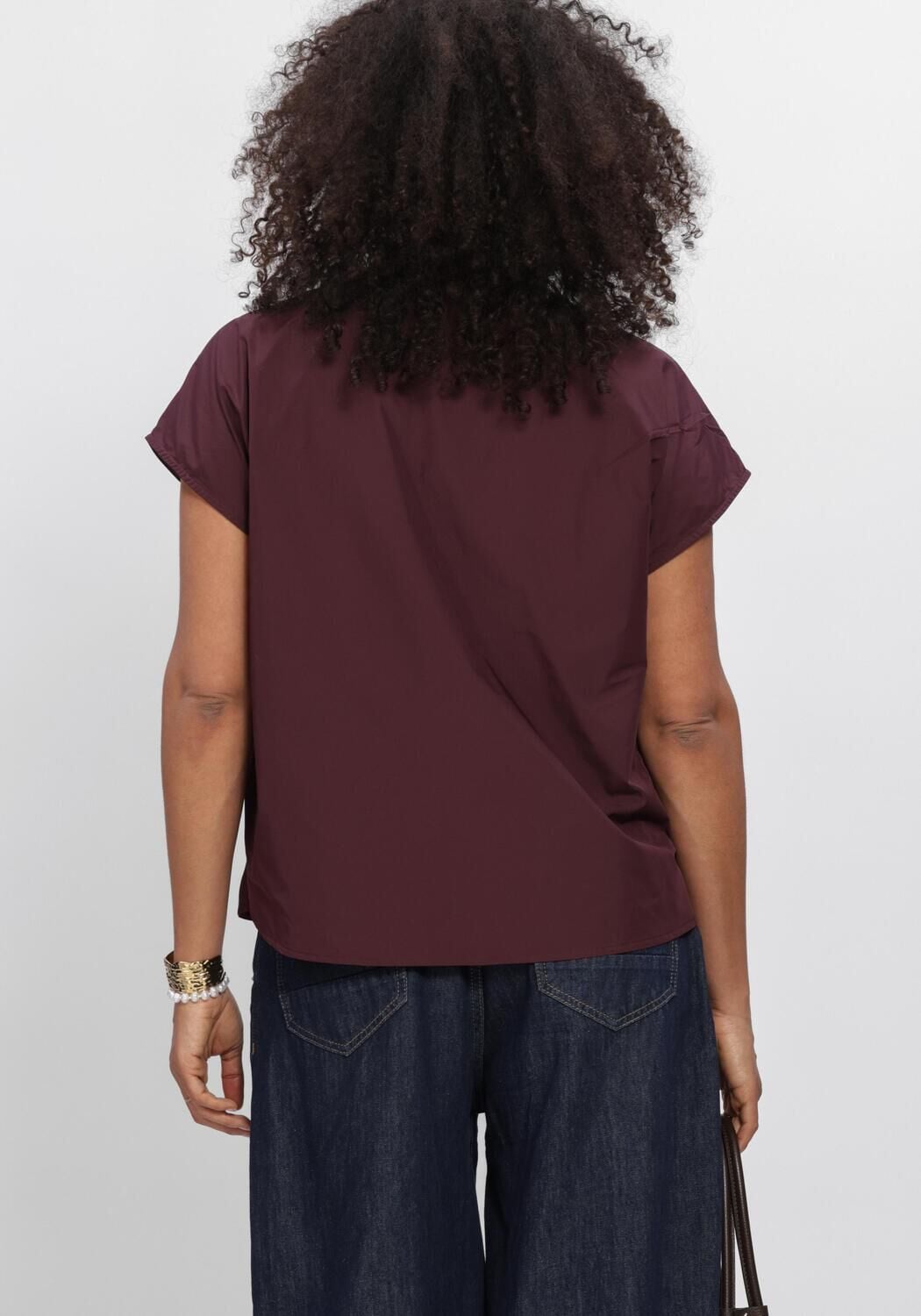 Bordeaux SUMMUM Blusen TOP TAFT LIGHT - large