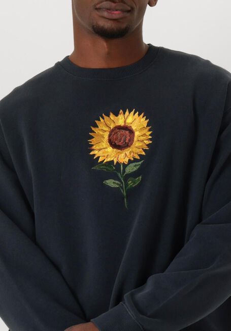 Dunkelblau FORÉT Sweatshirt SUN EMBROIDERED SWEATSHIRT - large