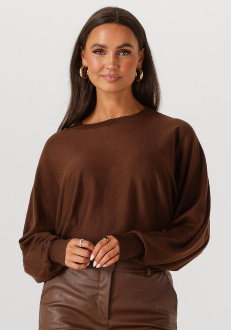 Braune MINUS Pullover DANA BAT SLEEVE KNIT PULLOVER - large