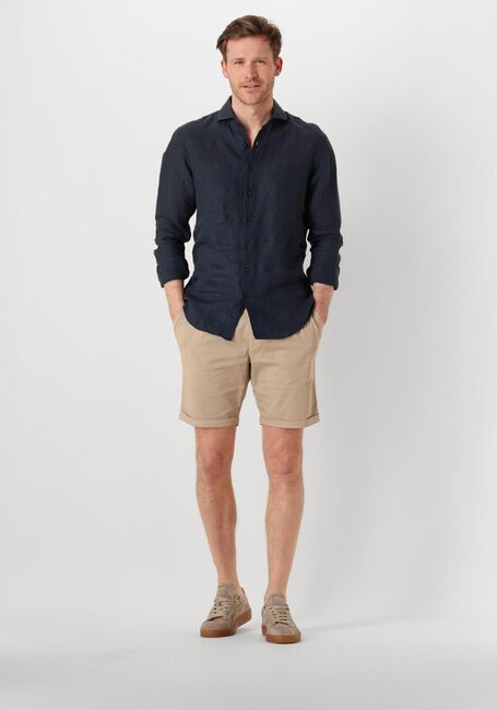 Dunkelblau PROFUOMO Klassisches Oberhemd SHIRT X-CUTAWAY LINEN - large
