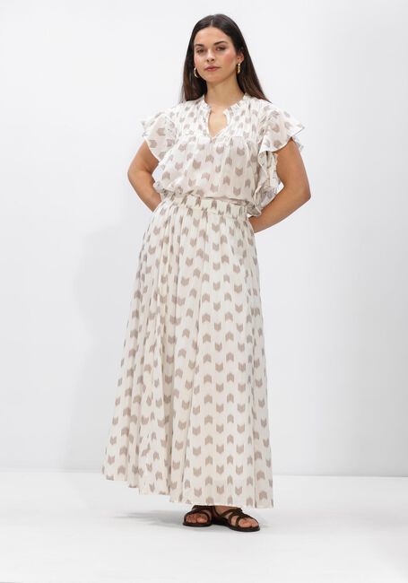 Ecru BY-BAR Maxirock RUBY OASE SKIRT - large