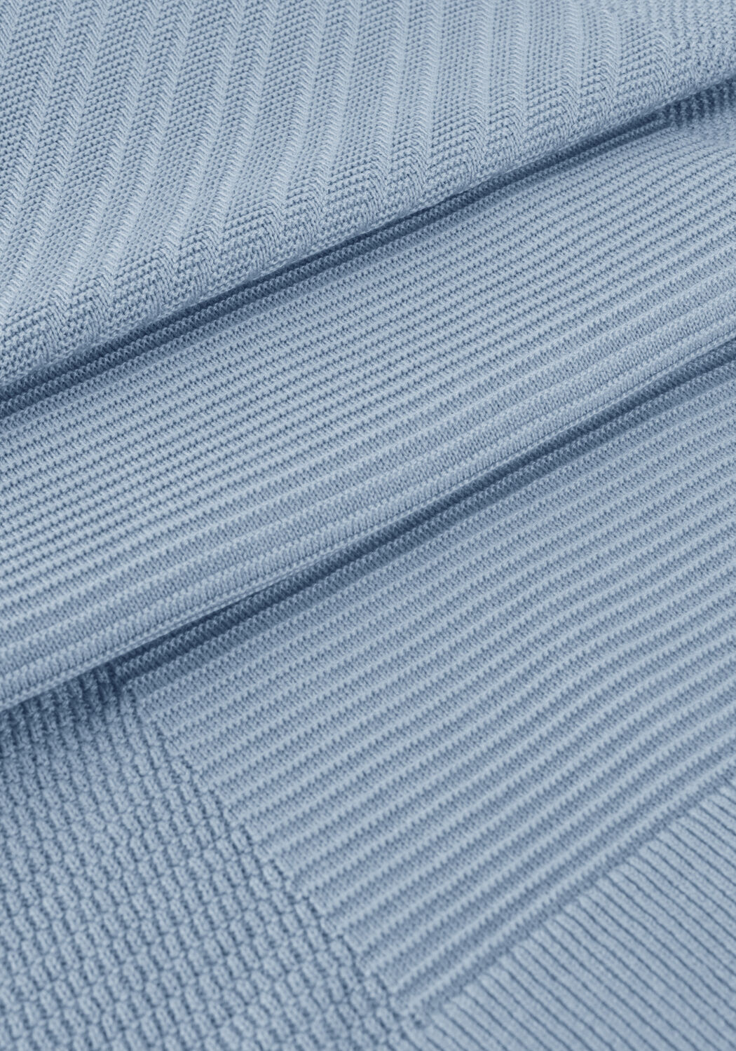 Hellblau CAST IRON Pullover CREWNECK COTTON MODAL - large