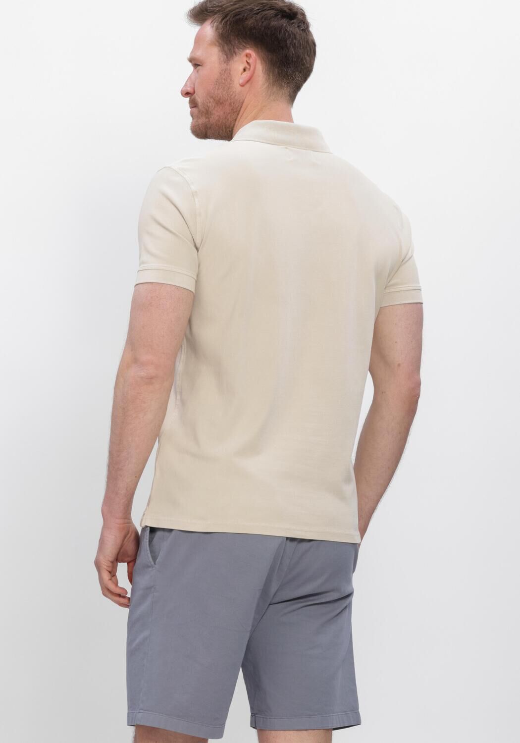 Beige STEFANO LAURAN Polo-Shirt POLO BJORN - large