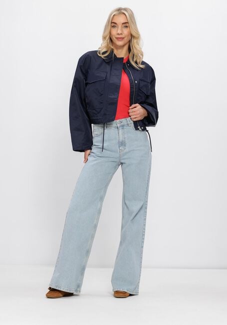 Hellblau MSCH COPENHAGEN Wide jeans MSCHSOLIA ADA HW WIDE JEANS - large