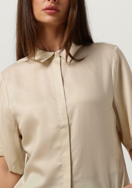 Beige ANOTHER LABEL Blusen DACHE SHIRT S/S - large
