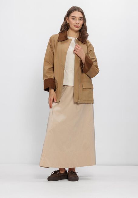 Sand NEO NOIR Midirock YARA LONG POPLIN SKIRT - large