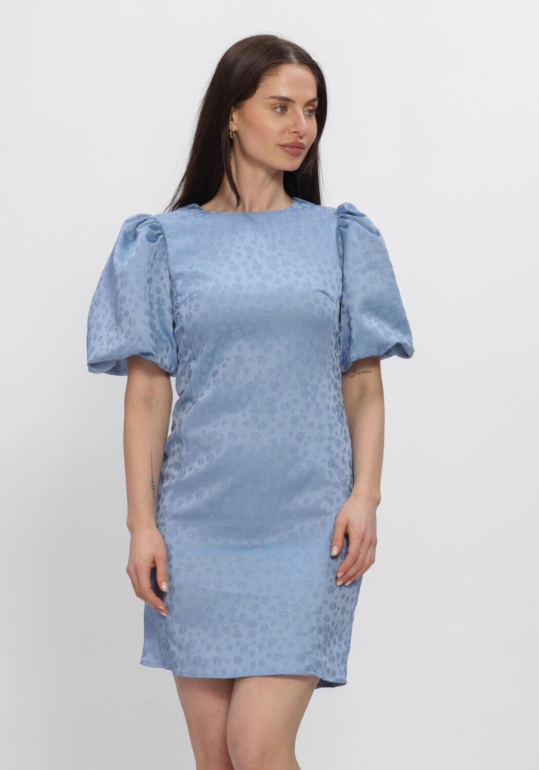 Blaue Y.A.S. Kleider YASSANNE SS DRESS - large