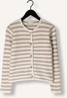 Sand NEO NOIR Strickjacke LIMONE STRIPE KNIT JACKET Sand NEO NOIR Strickjacke LIMONE STRIPE KNIT JACKET - medium