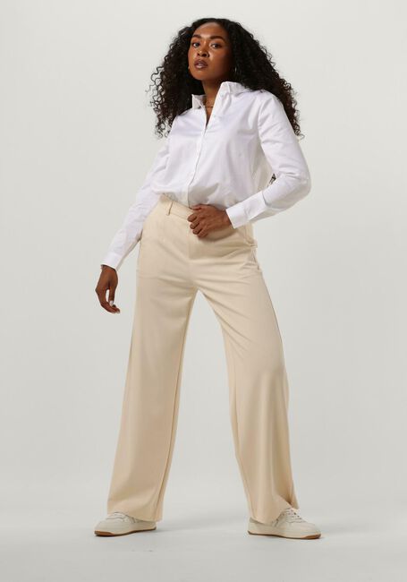 Weiße OBJECT Blusen ROXA LS LOOSE SHIRT - large