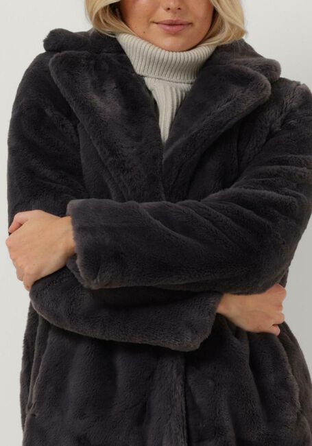 Graue GOOSECRAFT Teddy-Jacke CASABLANCA COAT - large