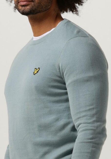 Blaue LYLE & SCOTT T-shirt COTTON CREW NECK JUMPER - large