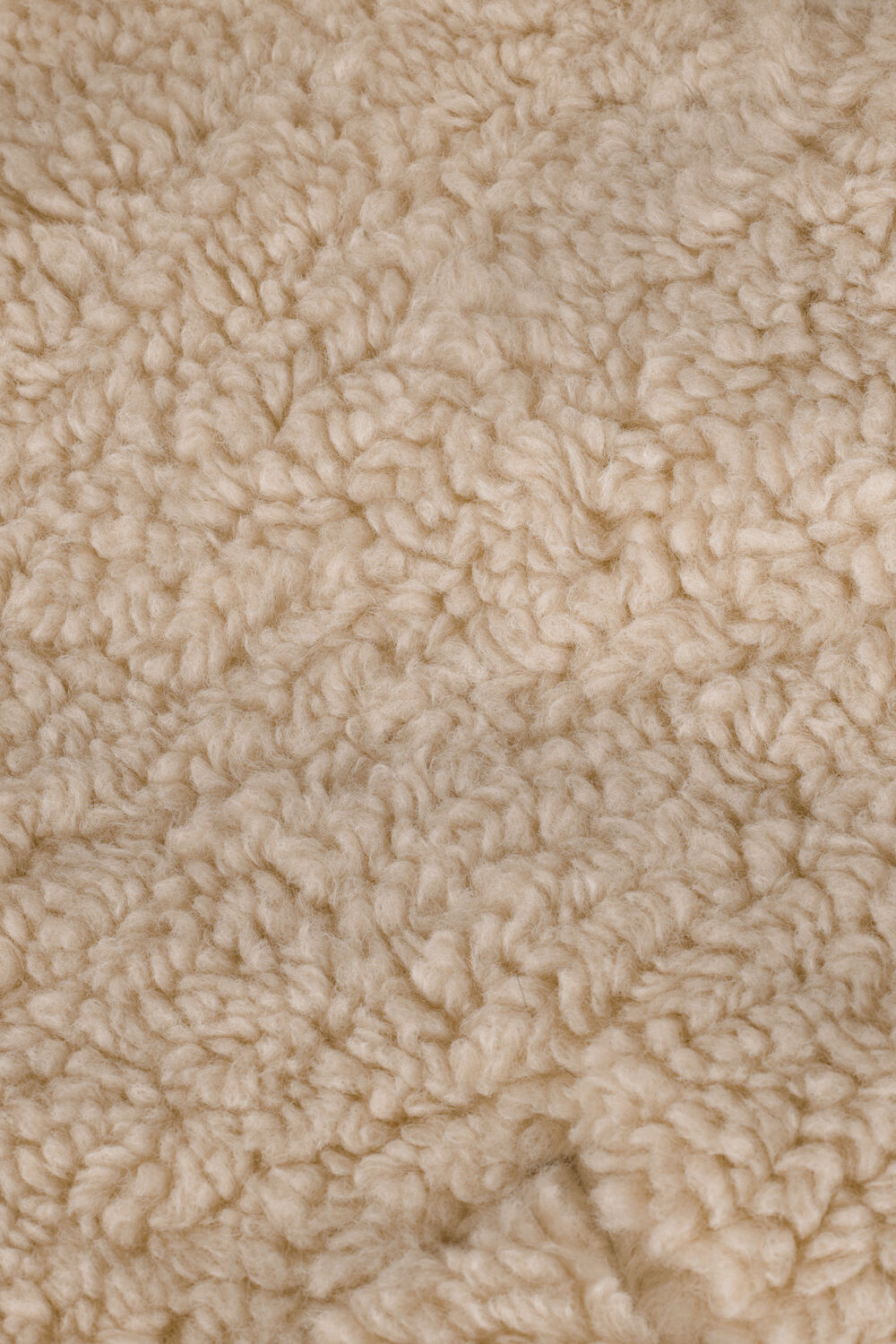 Beige NOTRE-V Teddy-Jacke TEDDY COAT LONG - large