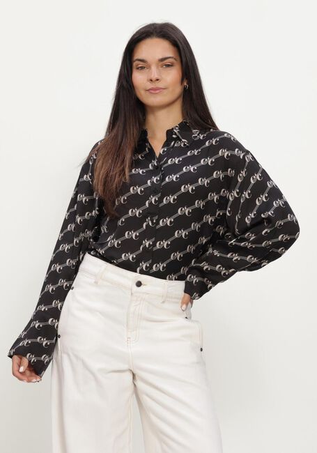 Schwarze CO'COUTURE Blusen LOGO OVERSIZED SHIRT - large