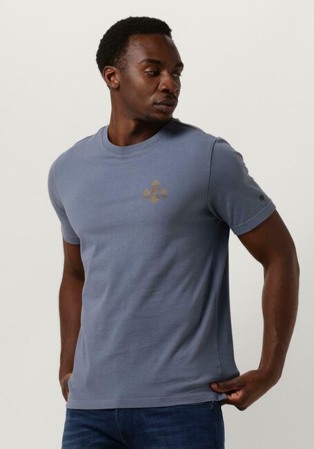 Blaue CAST IRON T-shirt SHORT SLEEVE R-NECK REGULAR FIT COTTON - large