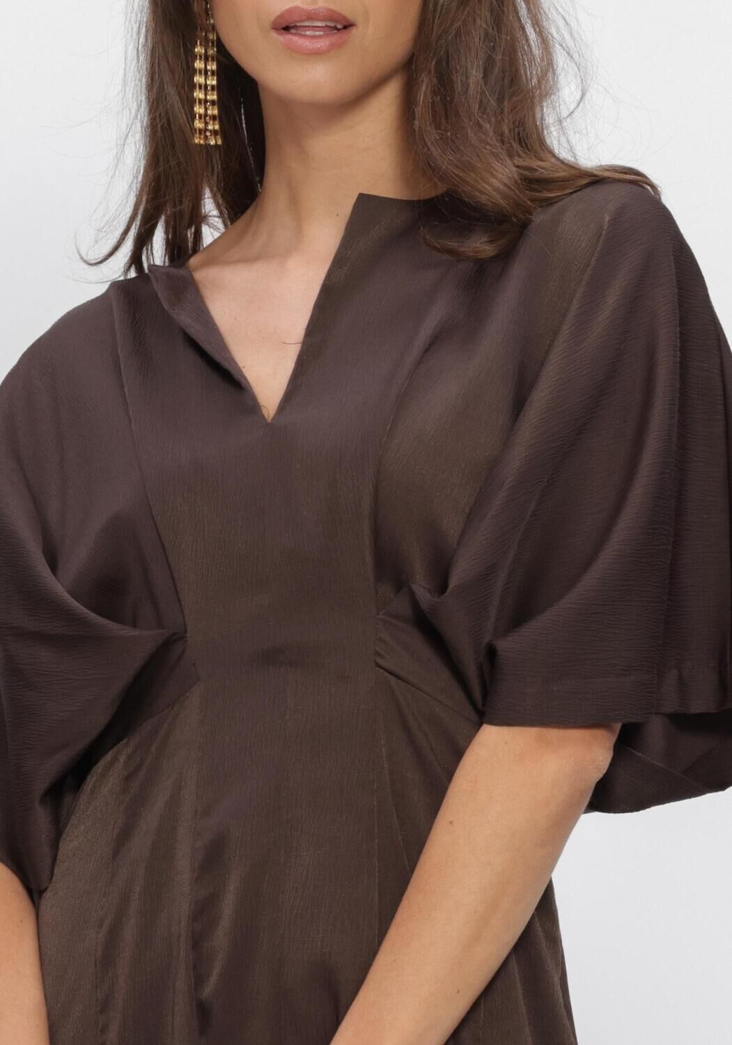 Gelbe COPENHAGEN MUSE Midikleid CMVIANNA-DRESS - large