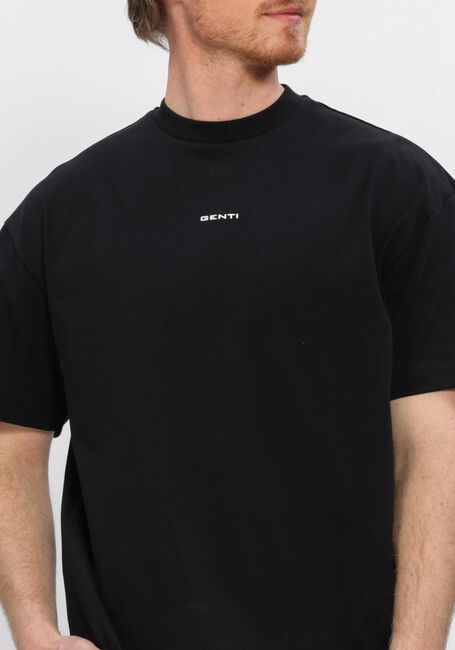 Schwarze GENTI T-shirt T-SHIRT SS 1242 - large