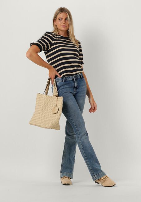 Dunkelblau BY-BAR Top NICKY BIG STRIPE TOP - large