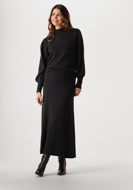 Schwarze Y.A.S. Maxirock YASFONNY HW ANKLE KNIT SKIRT - large