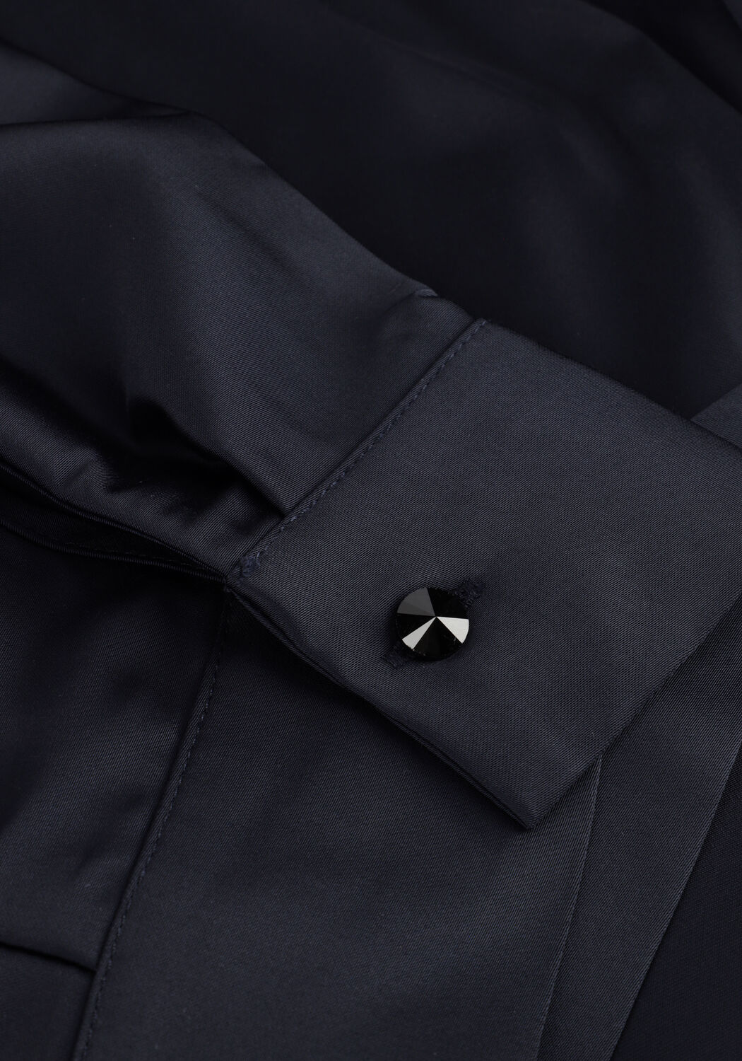 Dunkelblau WITHBLACK Maxikleid WBLDAGMAR SATEEN DRESS - large