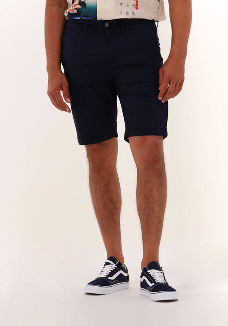 Dunkelblau CAST IRON Kurze Hose CHINO SHORTS RISER STRETCH - large