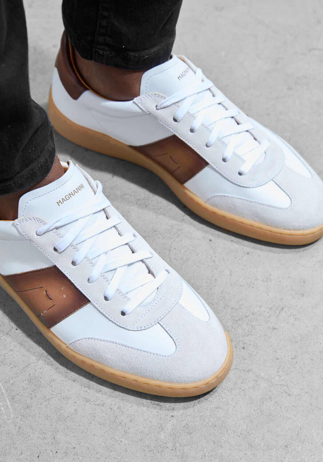 Wei&szlig;e MAGNANNI Sneaker Low 25851 - large