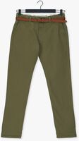 Olive DSTREZZED Chino PRESLEY CHINO PANTS WITH BELT STRETCH TWILL
