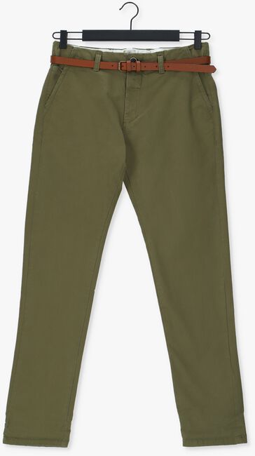 Olive DSTREZZED Chino PRESLEY CHINO PANTS WITH BELT STRETCH TWILL - large