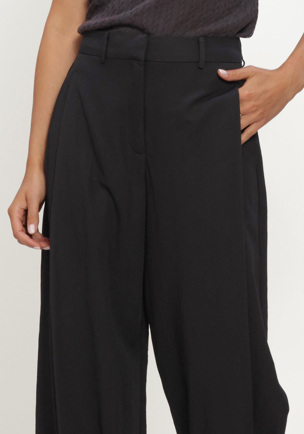 Schwarze COPENHAGEN MUSE Hosen CMTAILYN-PANTS - large