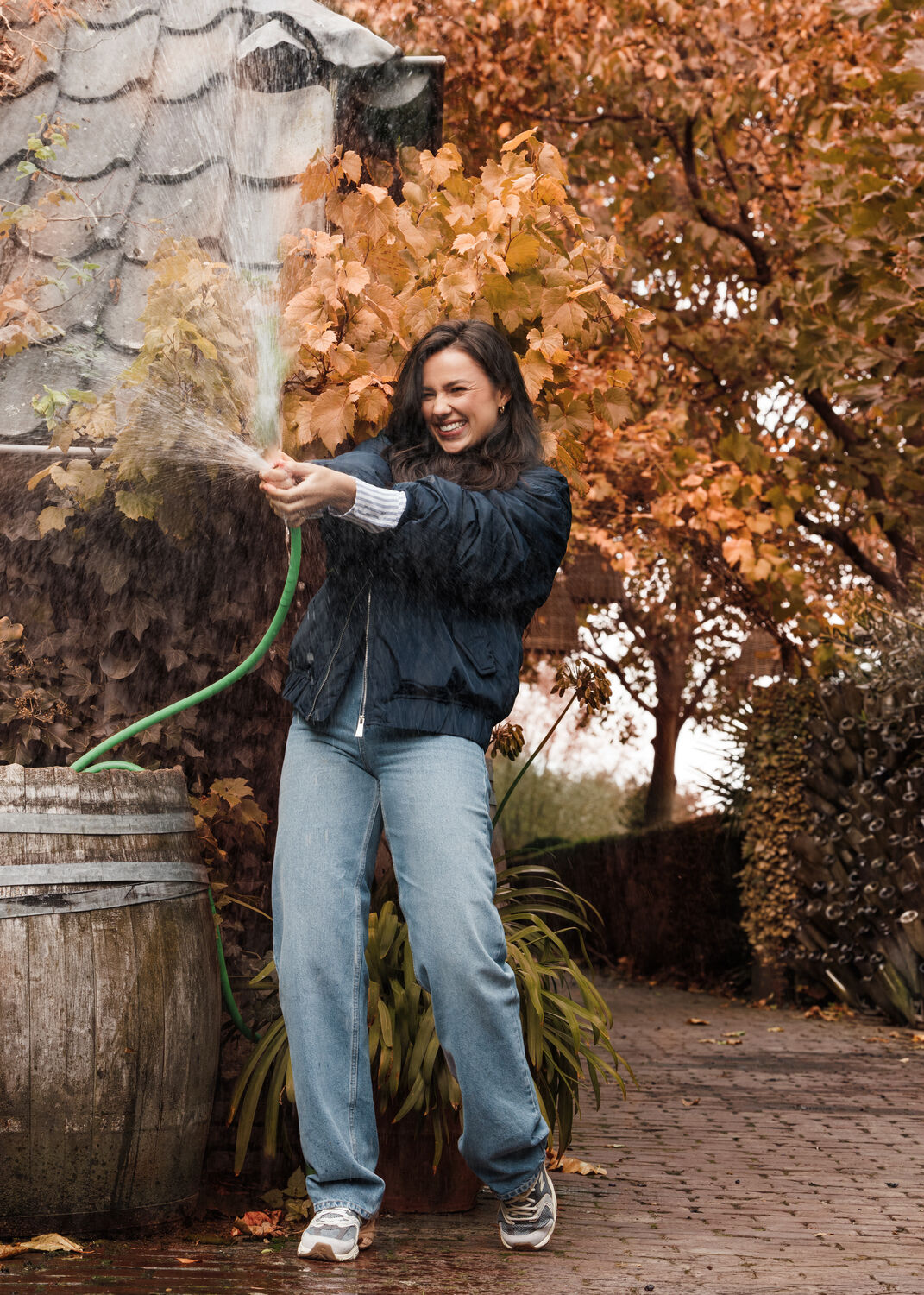 Hellblau OMODA ATELIER Wide jeans OM-HANNA X NINA - large