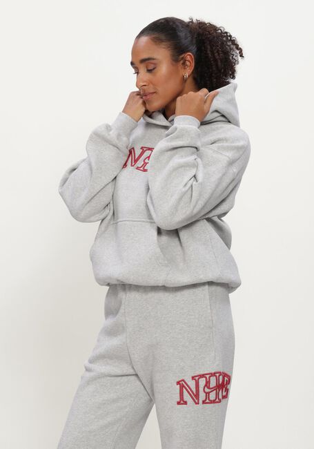 Hellgrau NIKE Sweatshirt NIKE STUDIO FLEECE MIDDELZWAAR 'GRAPHIC PACK' - large