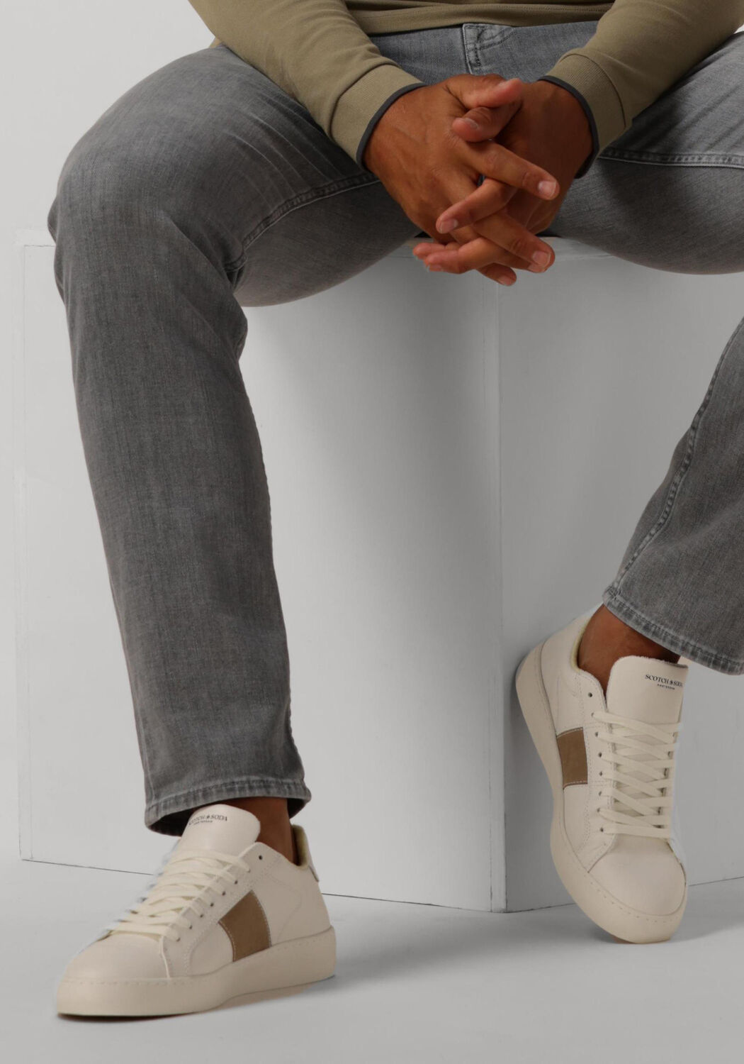 Wei&szlig;e SCOTCH & SODA Sneaker Low PLAKKA 2.0 - large