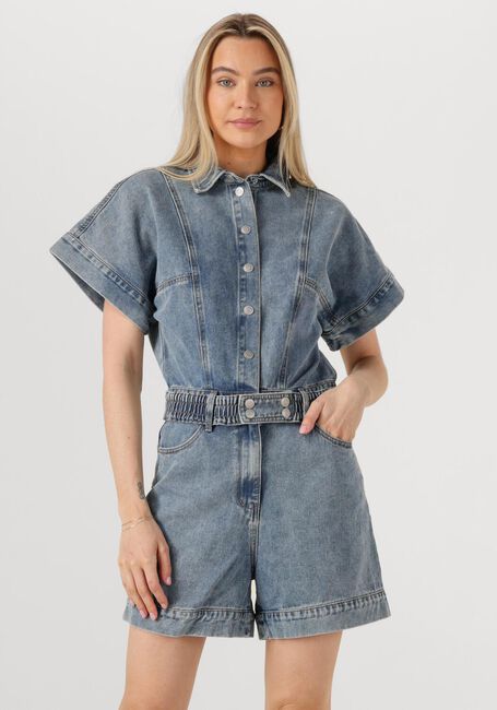 Blaue ROUGE EDIT Jumpsuit ROUJOLIE 2/4 DENIM PLAYSUIT - large