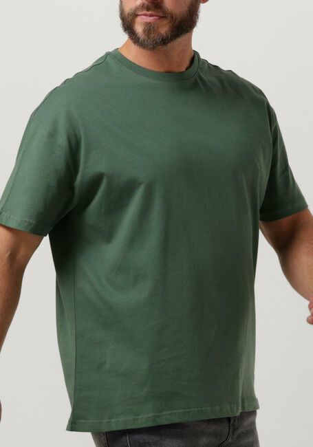 Dunkelgrün PUREWHITE T-shirt TSHIRT WITH SMALL LOGO AT SIDE AND BIG BACK EMBROIDERY - large