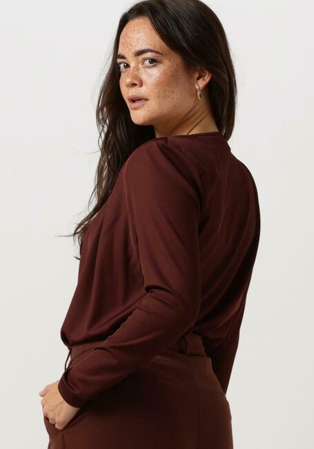 Braune GESTUZ Blusen UMINAGZ BLOUSE - large
