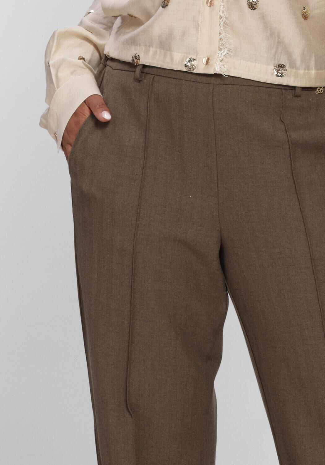 Braune NUKUS Weite Hose JILL PANTS - large