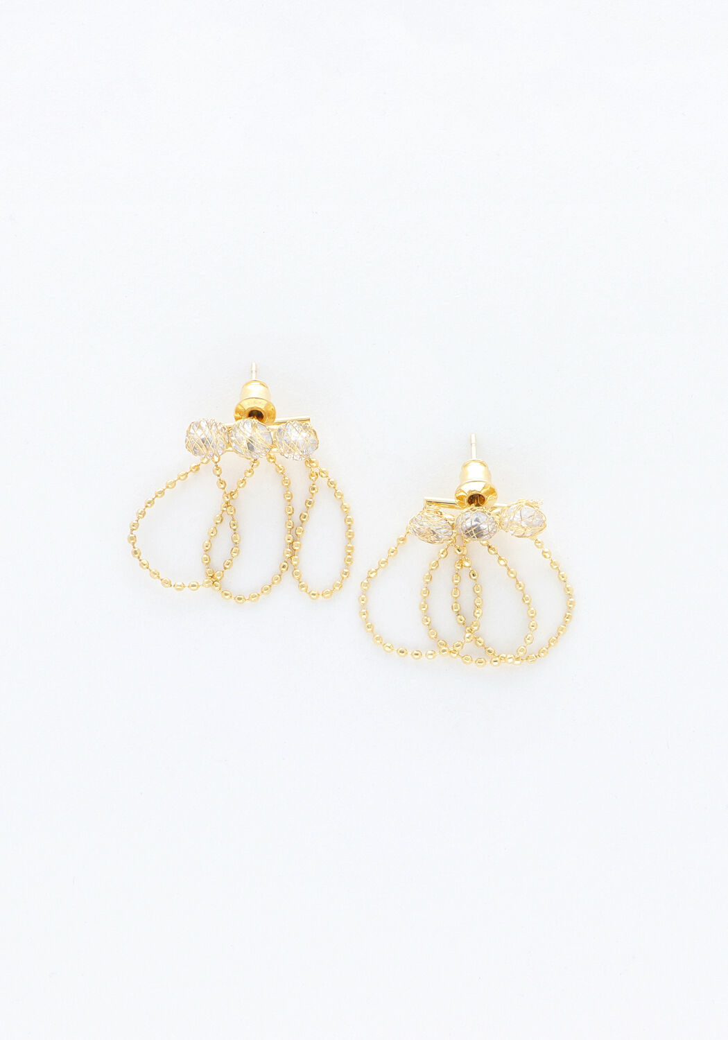 Goldfarbig NOTRE-V Ohrringe EARRING SMALL TRIPLE